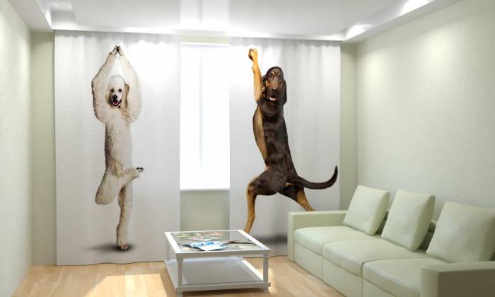 Фотошторы для гостинной и спальни, фотография 11