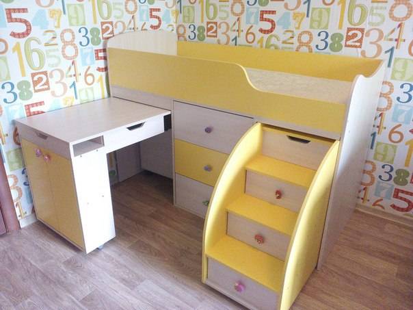 Детская кровать чердак 