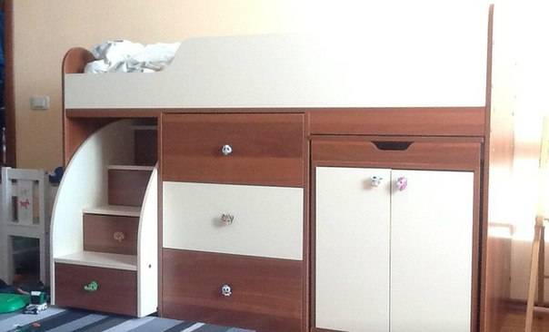 Детская кровать чердак 