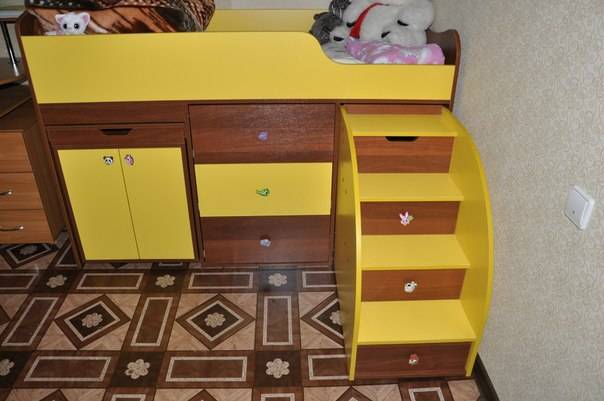 Детская кровать чердак 