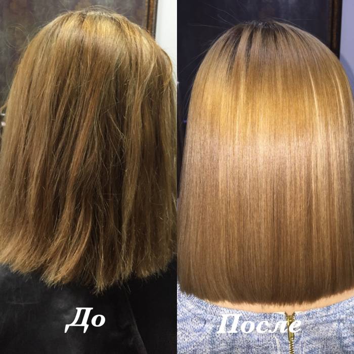 Кератиновое выпрямление ,ботокс для волос, фотография 2