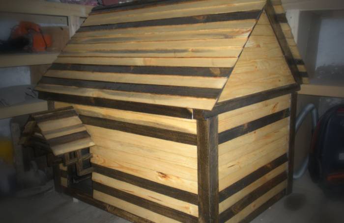 Деревянные будки для собак, фотография 7