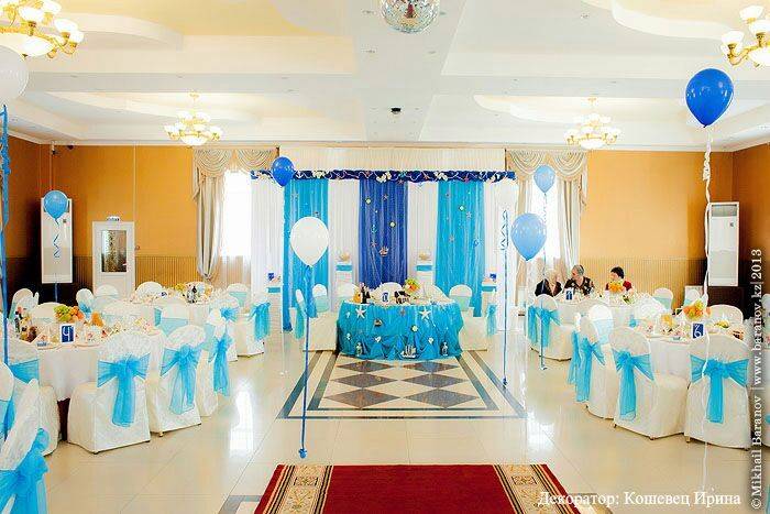 Морская тема на свадьбе, фотография 1