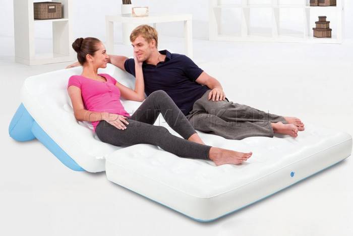 ДВУХМЕСТНЫЙ НАДУВНОЙ ДИВАН DOUBLE 5-IN-1 BESTWAY 75039, фотография 3