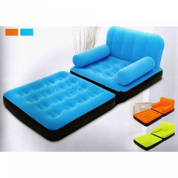 МНОГОФУНКЦИОНАЛЬНЫЙ ДИВАН С ВЕЛЮРОМ BESTWAY 67277, фотография 5