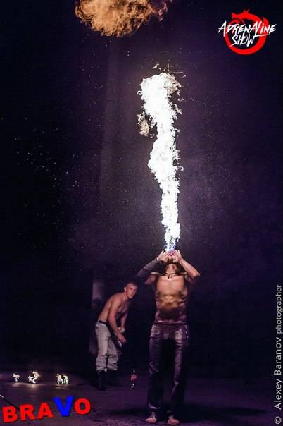 огненное (фаер), световое шоу на новогодние корпоративы, фотография 10