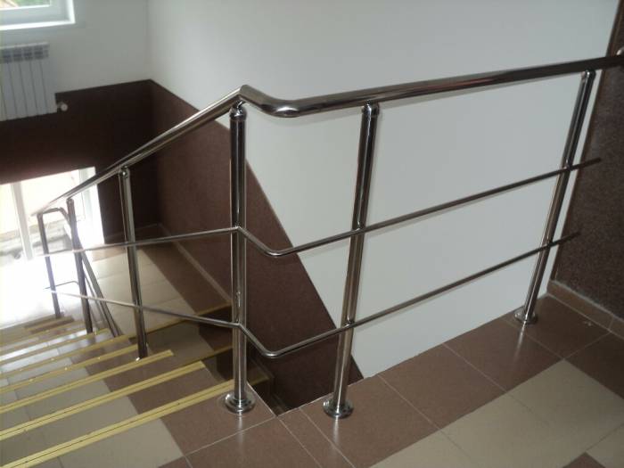 Перила из нержавеющей стали, фотография 2