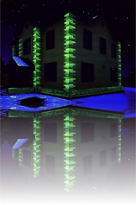 Декоративный светящийся камень, фотография 1