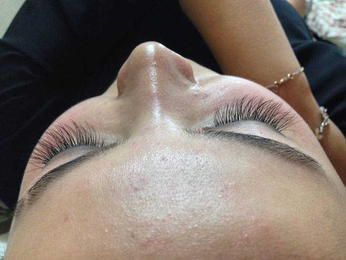 Наращивание ресниц на дому, фотография 1
