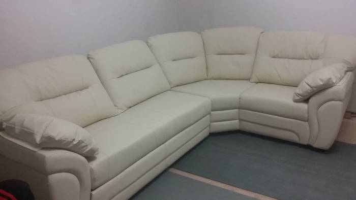 Продам новый кожаный диван, фотография 3