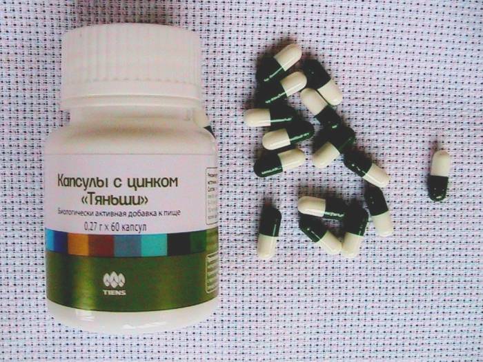 для мозга, волос, ногтей, эрекции капсулы с цинком Тяньши, фотография 1
