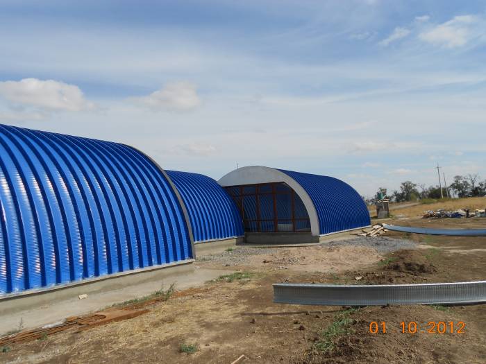 Бескаркасный арочный ангар, фотография 3