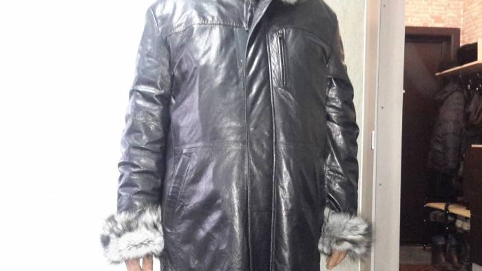 Супер модная мужская меховая куртка, фотография 2