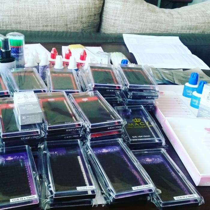 материалы для наращивания ресниц премиум класса , фотография 1