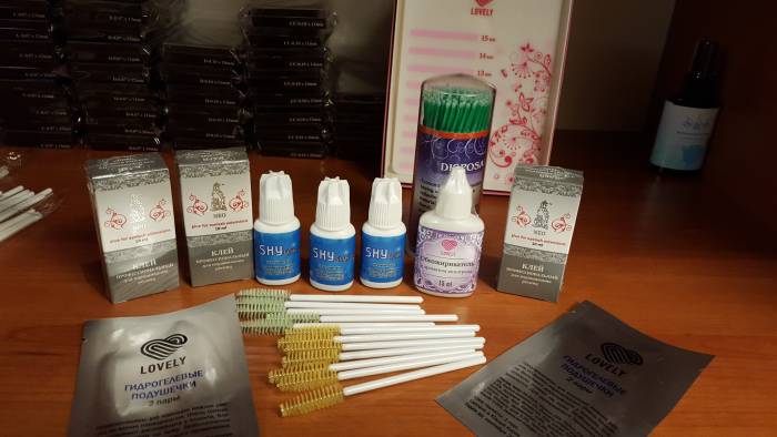 материалы для наращивания ресниц премиум класса , фотография 3