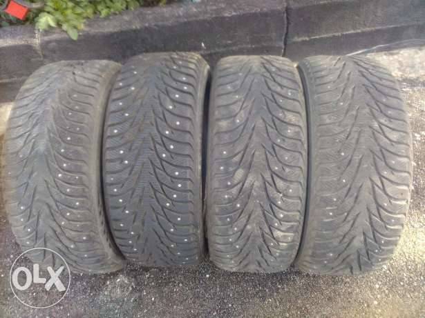 Продам комплект шипованной резины, фотография 1