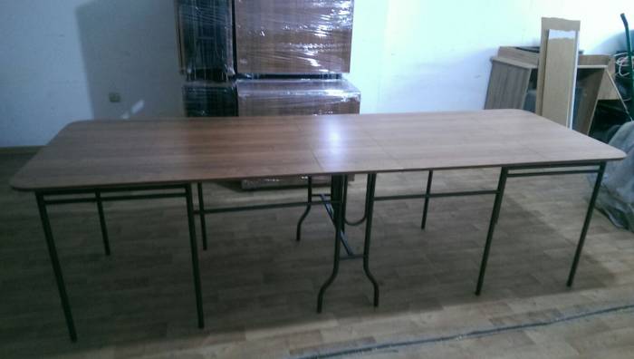 стол книжка в аламты на металлокаркасе, фотография 5