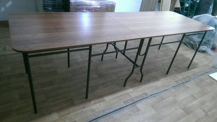 стол книжка в аламты на металлокаркасе, фотография 1