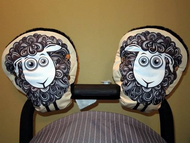 Муфточка-варежки для коляски, фотография 4