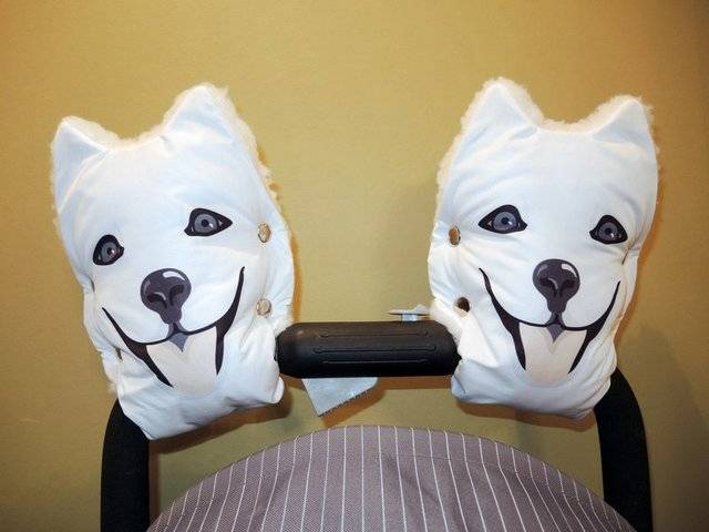 Муфточка-варежки для коляски, фотография 5