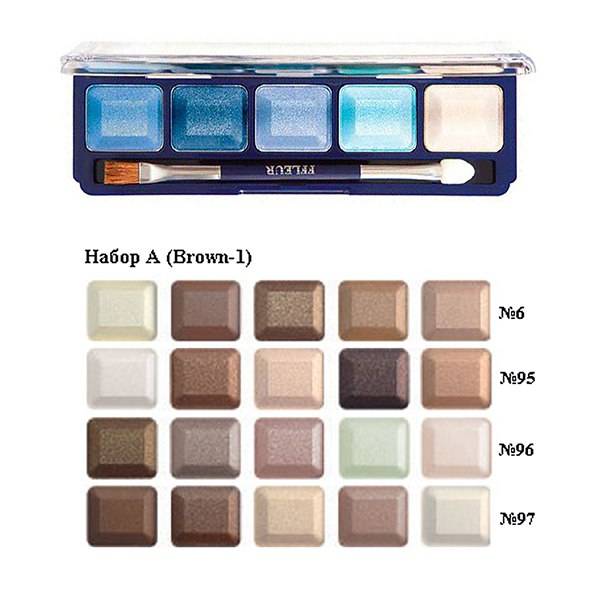 Тени для век Палитра от Ffleur, фотография 5