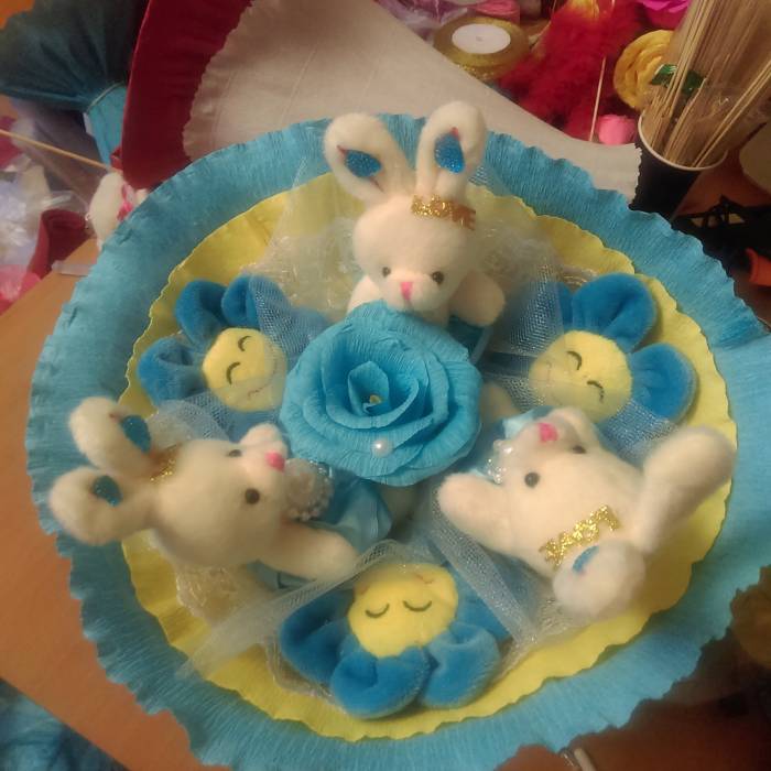 букет из игрушек мягких, фотография 4