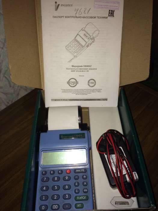 Продам кассовый аппарат Меркурий 180ф KZ , фотография 1