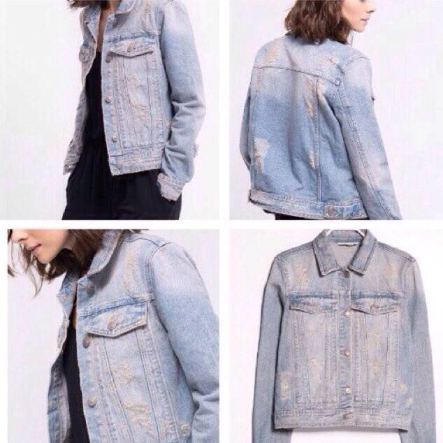 Стильная  джинсовая куртка размер XL, фотография 4