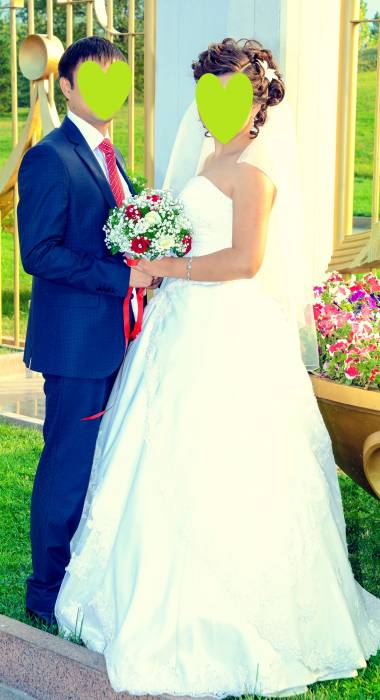 недорогое свадебное платье, фотография 1