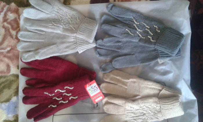 Варежки и перчатки оптом., фотография 5