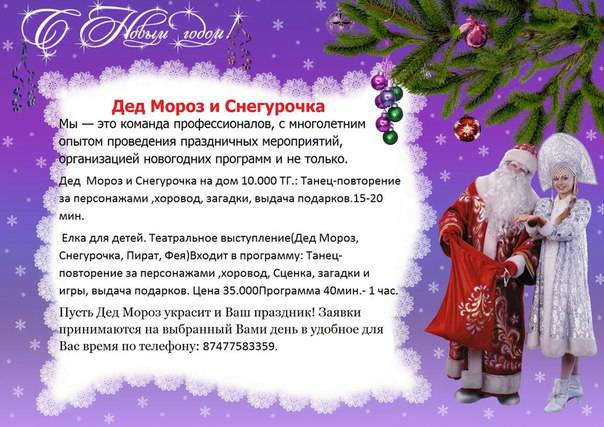 Дед Мороз и Снегурочка, фотография 1