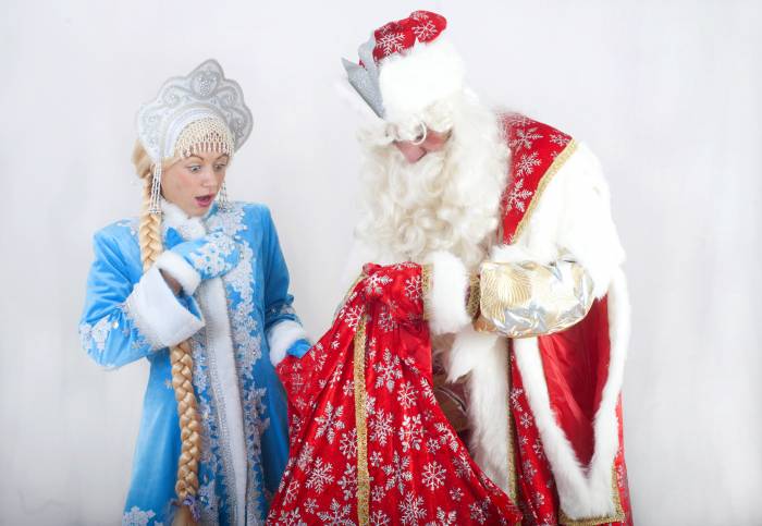 Новогоднее поздравление от Дед Мороза и Снегурочки, фотография 1