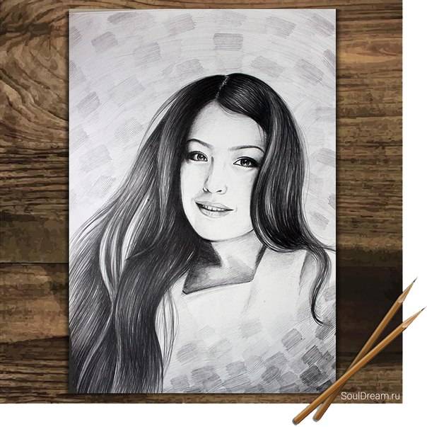 Портрет карандашом, фотография 3