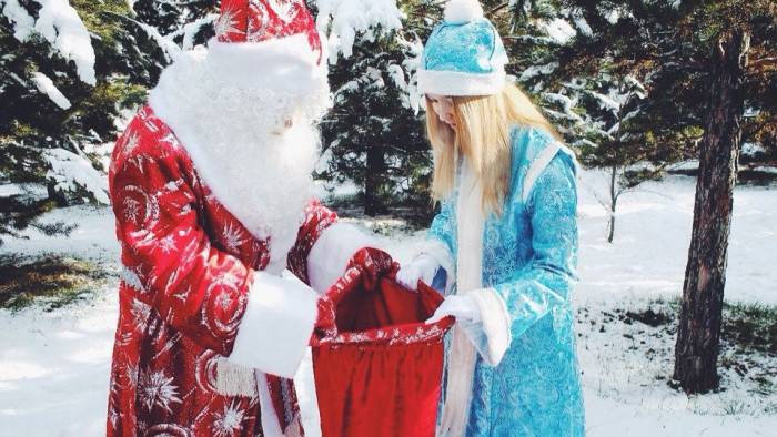 Дед Мороз и Снегурочка, фотография 1