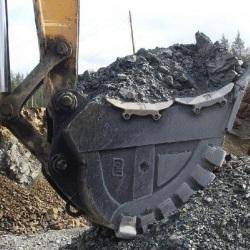 скальный сверхусиленный ковш  для экскаватора  NEW HOLLAND E385C, фотография 4