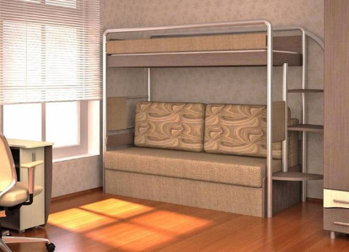 Двухъярусная кровать 
