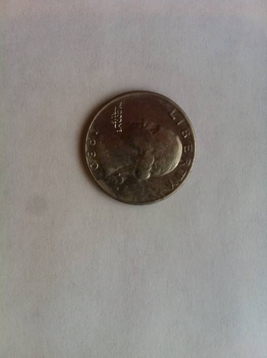 Продам монету liberty quarter dollar 1980 год перевертыш, фотография 2