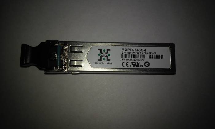 SFP модули HD Genuine MXPD-243S-F 10km, фотография 1