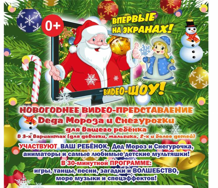 DVD - Интерактивное видео представление от Деда Мороза для детей!, фотография 4