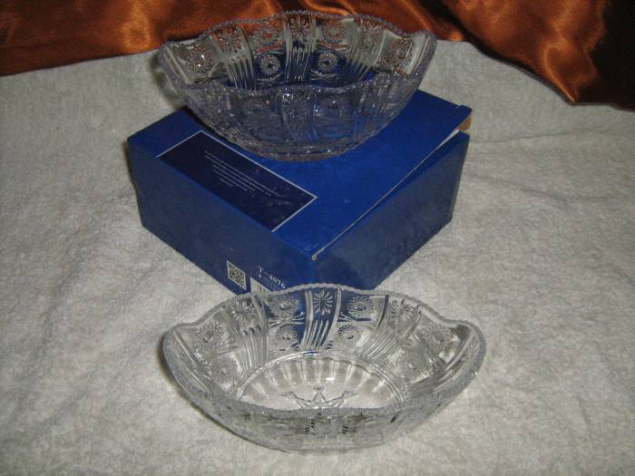 Хрустальная пара (Конфетницы). Производство Финляндия., фотография 2