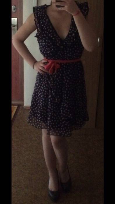 Срочно продам платье в горошек! ДЕШЕВО!, фотография 2