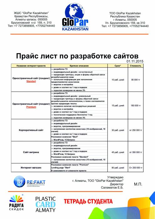 Сертифицированная(Google, Yandex) Веб-студия 