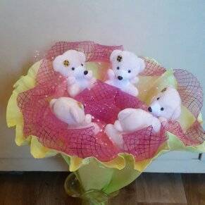 Букеты из игрушек, фотография 3