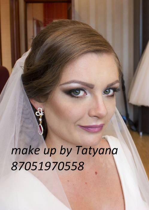 свадебный макияж с выездом в Алматы, фотография 2