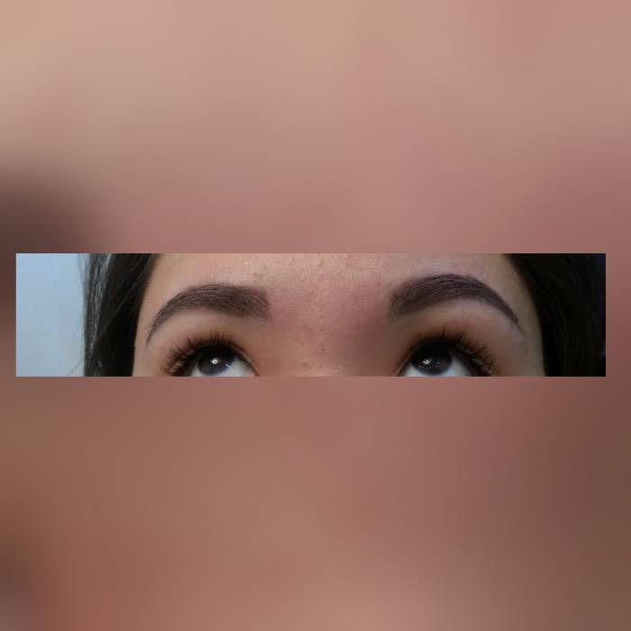 Наращивание ресниц, коррекция бровей, фотография 5