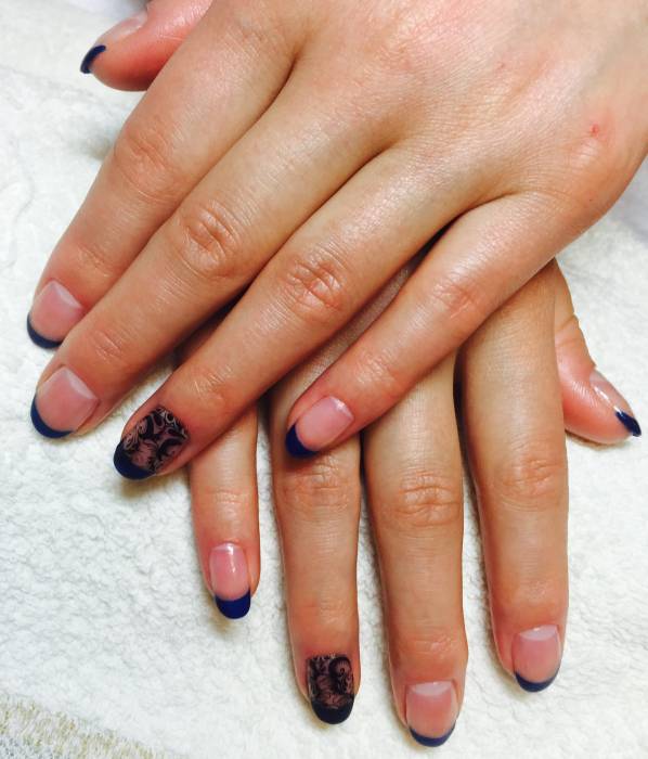 Маникюр+ гелиевое покрытие, фотография 6