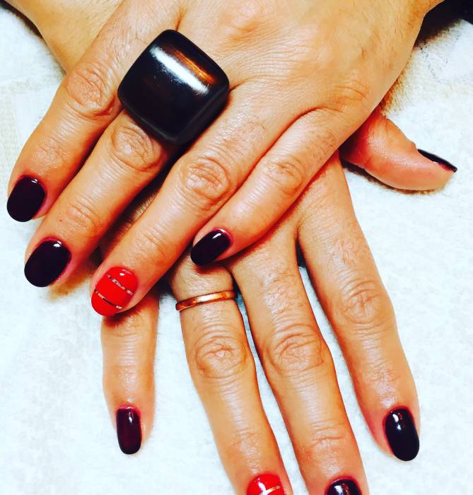 Маникюр+ гелиевое покрытие, фотография 8