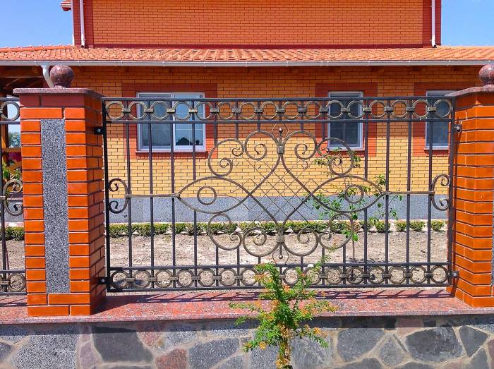 Кованые заборы, фотография 1