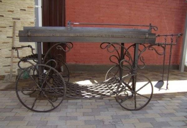 Кованые мангалы, фотография 8