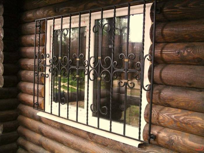 Кованые решетки на окна, фотография 1